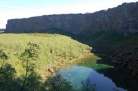 Nationalpark Asbyrgi - ein ehemaliger Wasserfall