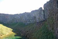 Nationalpark Asbyrgi - ein ehemaliger Wasserfall