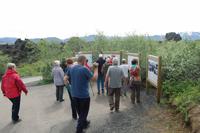 Spaziergang durch das Lava-Labyrinth 