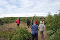 Spaziergang durch das Lava-Labyrinth 