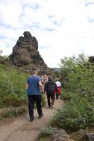 Spaziergang durch das Lava-Labyrinth 