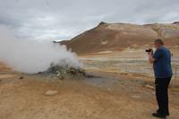 Landschaft „Hvenr Namafjall“, ein Heißgebiet