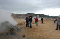 Landschaft „Hvenr Namafjall“, ein Heißgebiet