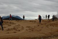 Landschaft „Hvenr Namafjall“, ein Heißgebiet