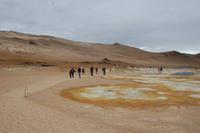Landschaft „Hvenr Namafjall“, ein Heißgebiet 