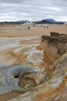 Landschaft „Hvenr Namafjall“, ein Heißgebiet 