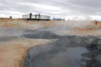 Landschaft „Hvenr Namafjall“, ein Heißgebiet 