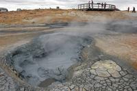 Landschaft „Hvenr Namafjall“, ein Heißgebiet 