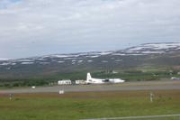 Flughafen der Kleinstadt Egilsstadir