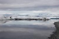 Gletscherlagune am größten Gletscher Europas 