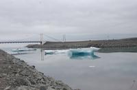 Gletscherlagune am größten Gletscher Europas 