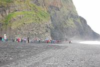 Basaltsäulen am Strand unweit von Vik