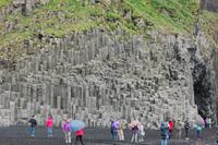 Basaltsäulen am Strand unweit von Vik