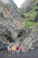 Basaltsäulen am Strand unweit von Vik