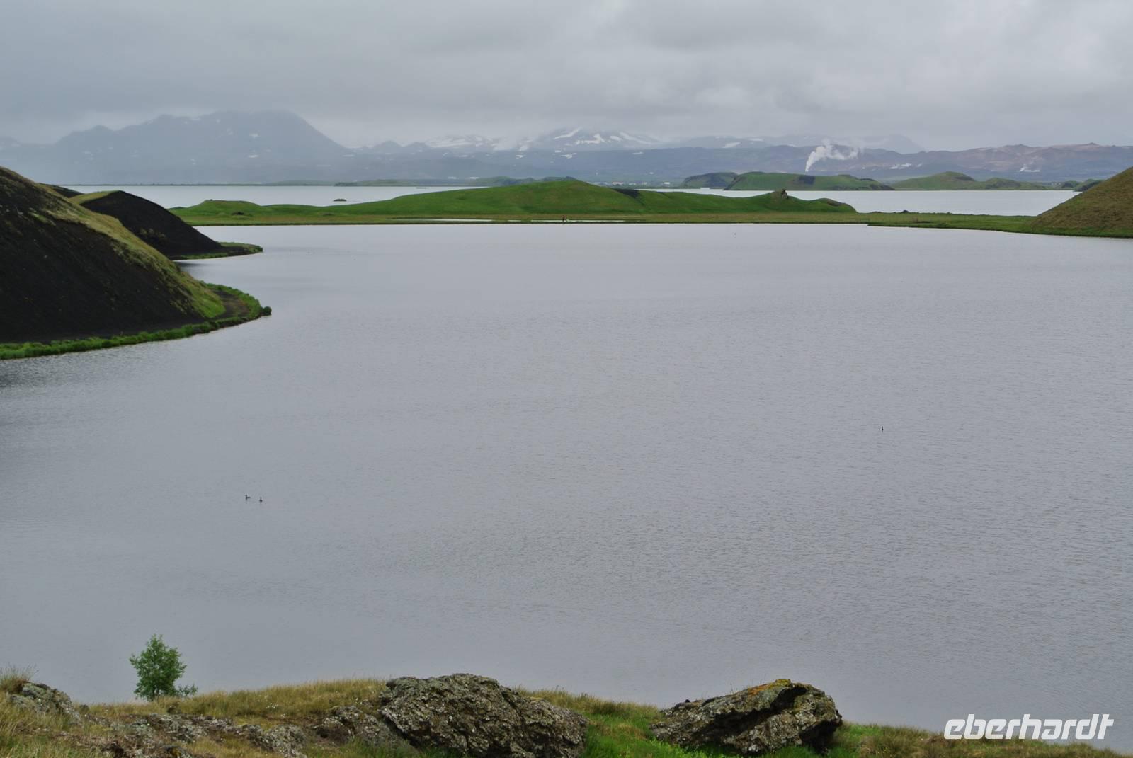 Landschaft beim erloschenem Krater Grabrok
