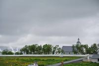 Kirche beim erloschenem Krater Grabrok