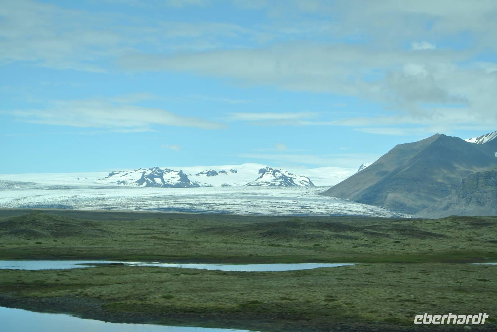  Gletscher zwiwschen  Höfn und Vik