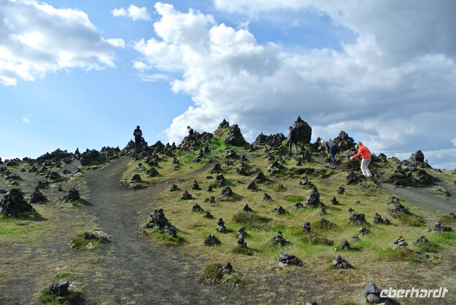 Steinsäulen Lanfskalavarda