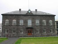 Parlamentsgebäude in Reykjavík