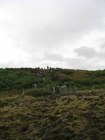 Tal Nordurádalur und der Krater Grábrók