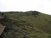 Tal Nordurádalur und der Krater Grábrók