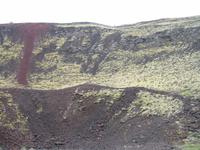 Tal Nordurádalur und der Krater Grábrók