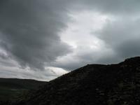 Tal Nordurádalur und der Krater Grábrók