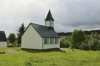 Kleine Kapelle im Nationalpark Thingvellir