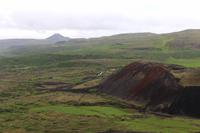 Ausblick vom Krater Grábrók