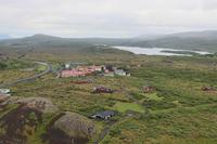 Ausblick vom Krater Grábrók