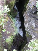 Felsspalte im Lava-Labyrinth Dimmuborgir