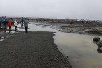 Spaziergang zum Wasserfall Dettifoss