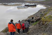Spaziergang am Gletscher im Nationalpark Skaftafell