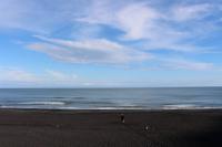 Blick auf den Schwarzen Sandstrand Vik