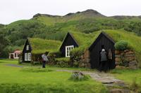 Außenanlage zum Heimatmuseum in Skógar 