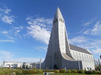 Reykjavik-Blick auf Hallkrimskirkja