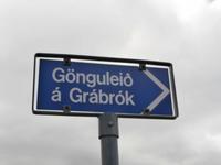 am erloschenen Krater Grabrok