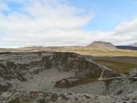 am erloschenen Krater Grabrok