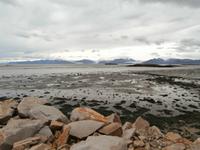 Strand von Höfn-Blick Vatnajökull
