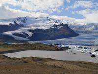 Blick zum Gletscher Vatnajökull