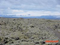 Dickflüssige Lava