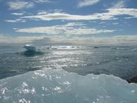 Eisschollen im Meer
