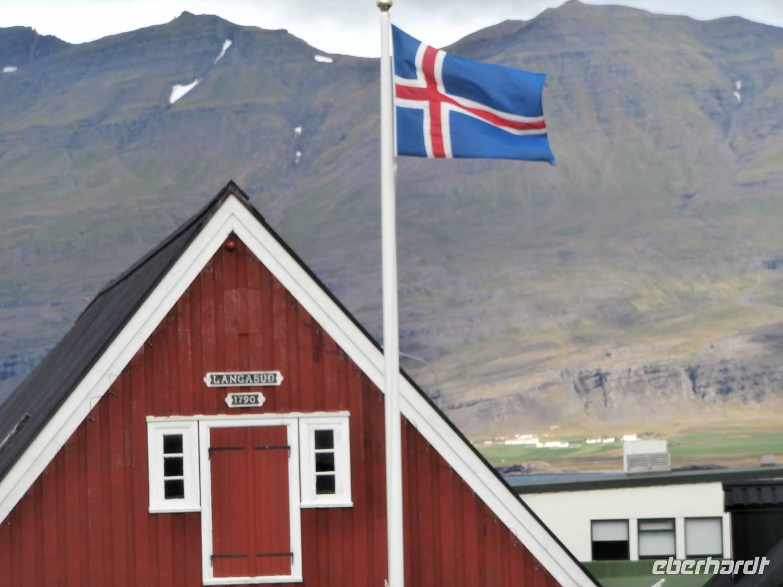 Island Flagge