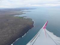 Island, Anflug KEF