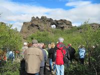 Kleine Wanderung im Lavalabyrinth