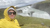 Rundgang am Gullfoss Wasserfall