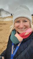 Rundreise Island - Franzi im Hochtemperaturgebiet Namaskard