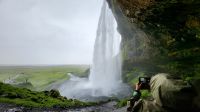 Rundreise Island - Stopp am Seljalandsfoss