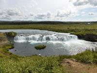 am Faxa-Wasserfall