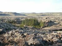 verbrannte Lava